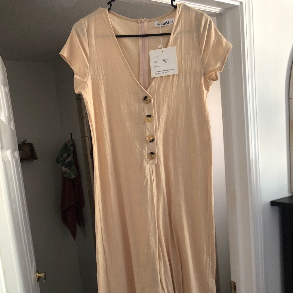 Short sleeve jumpsuit